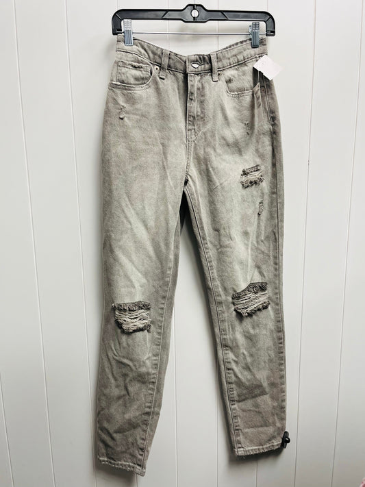 Grey Denim Jeans Straight Bp, Size 4