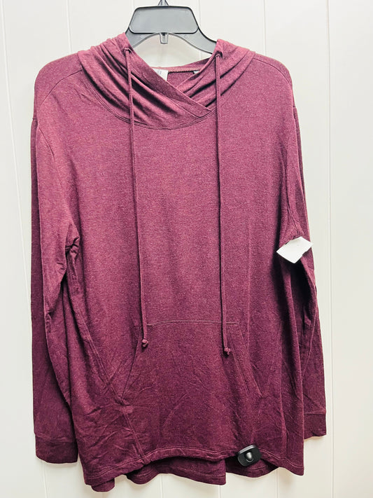 Top Long Sleeve Basic By Cabi In Purple, Size: S