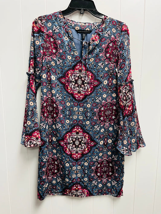 Dress Work By White House Black Market In Blue & Red, Size: Xs