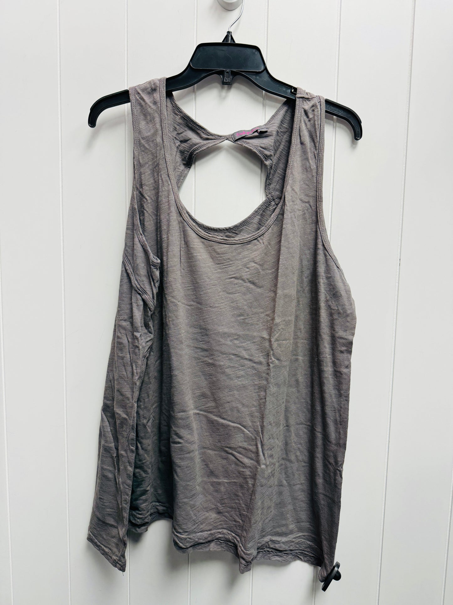 Top Sleeveless Basic By Fresh Produce In Grey, Size: 1x