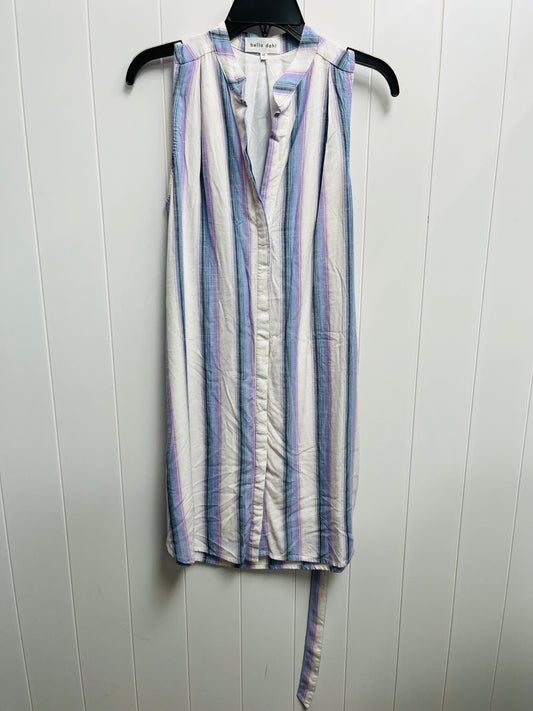 Dress Casual Short By Bella Dahl In Blue & Purple, Size: Xs