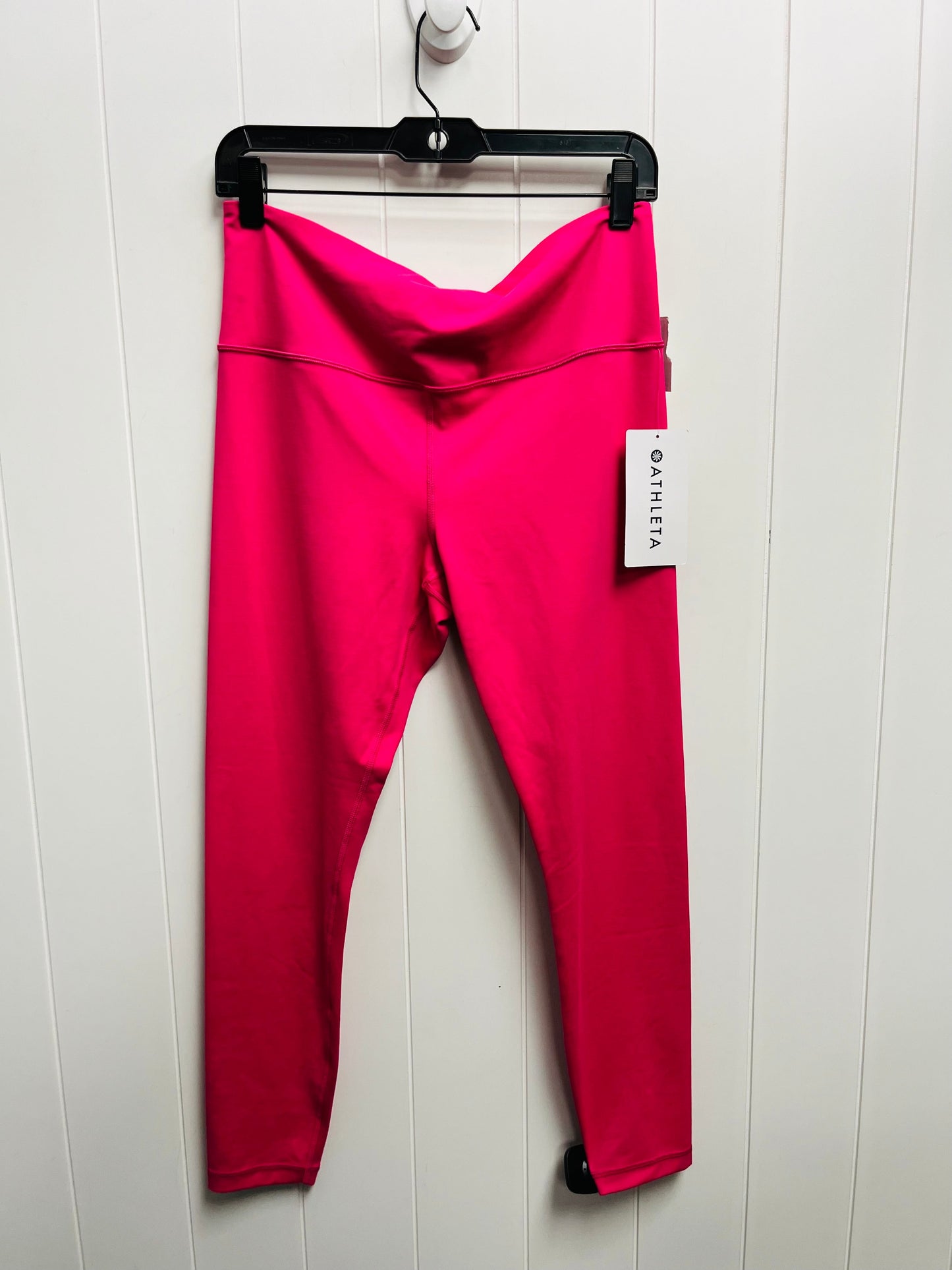 Athletic Leggings By Athleta In Pink, Size: L