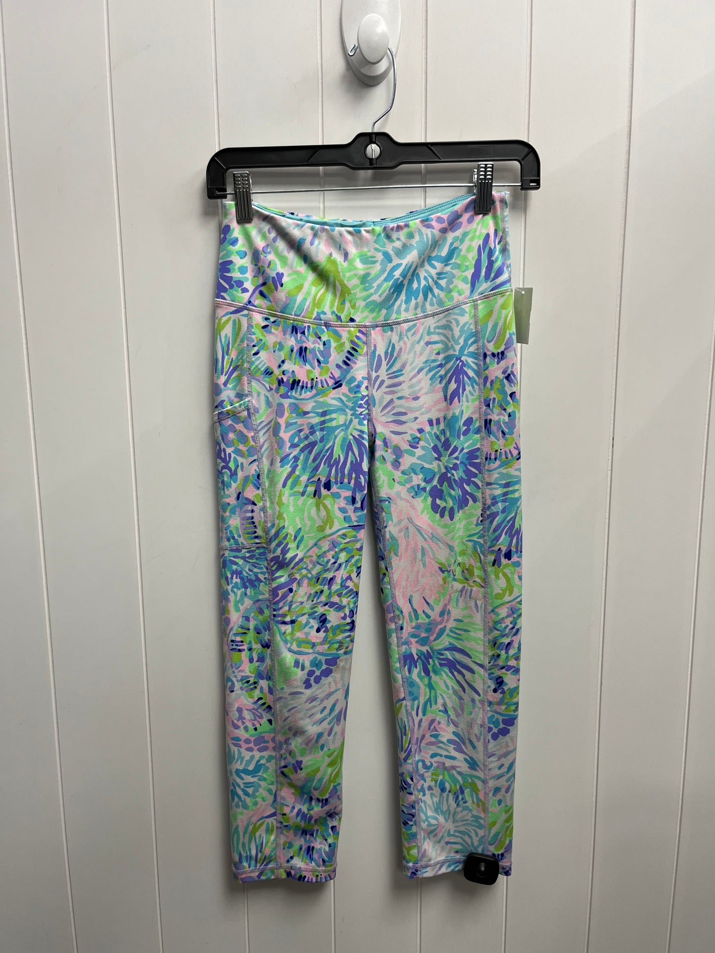 Leggings By Lilly Pulitzer In Blue & Green, Size: S