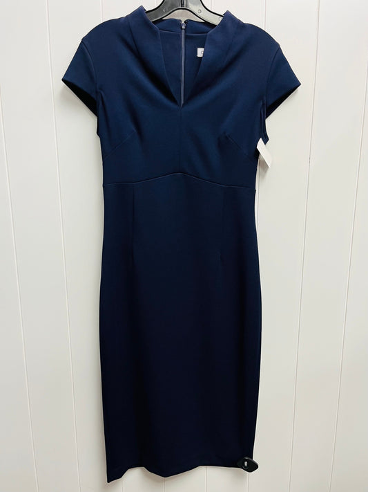 Dress Work By Calvin Klein In Navy, Size: Xs