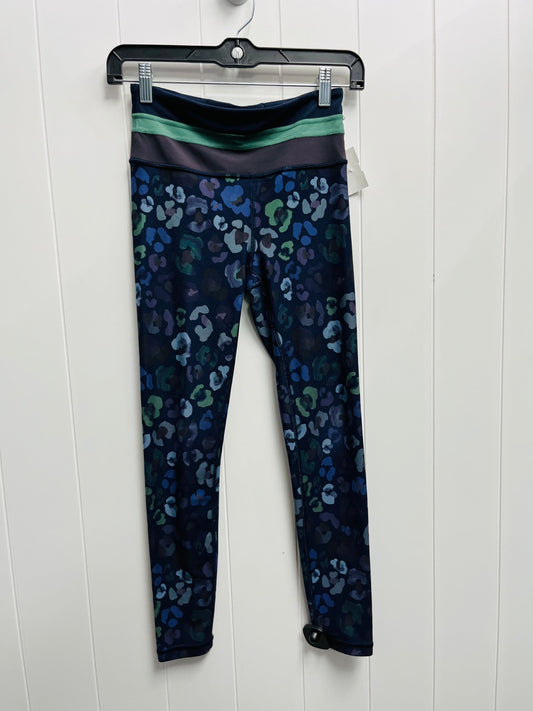 Athletic Capris By Athleta In Blue & Green, Size: Xs