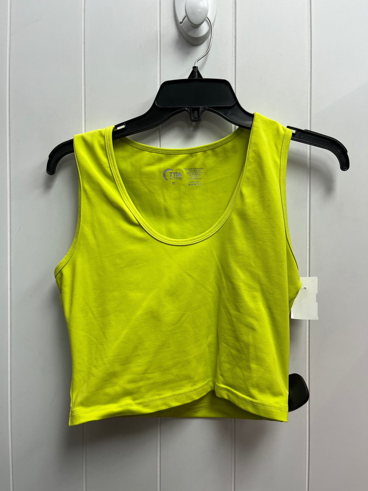 Athletic Tank Top By Zyia In Green, Size: M