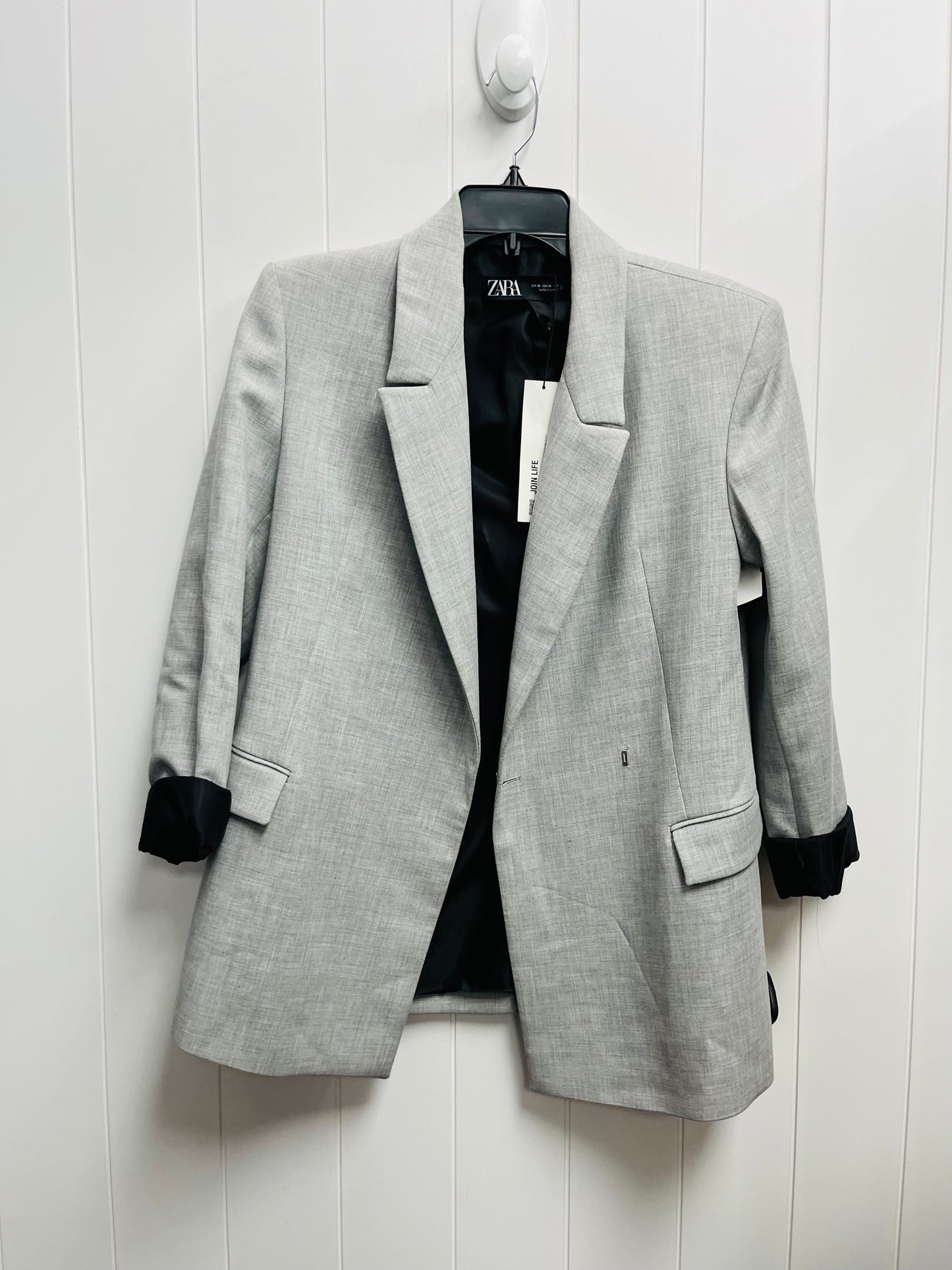 Blazer By Zara In Grey, Size: Xs