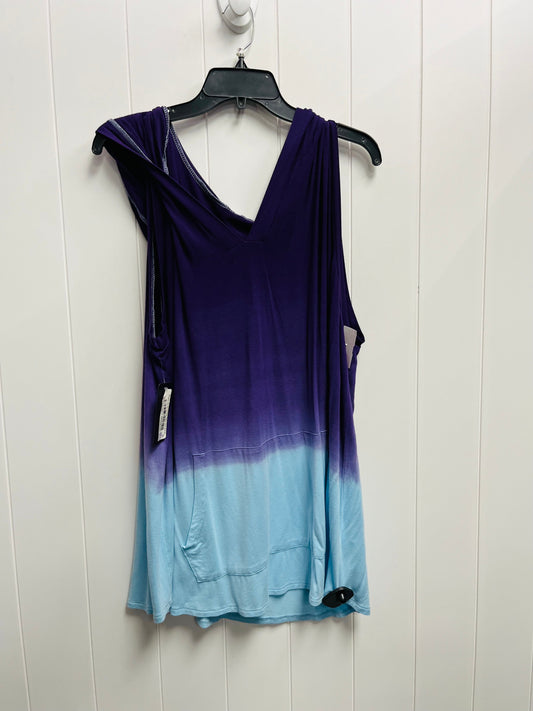 Top Sleeveless By Sew In Love In Blue & Purple, Size: 3x