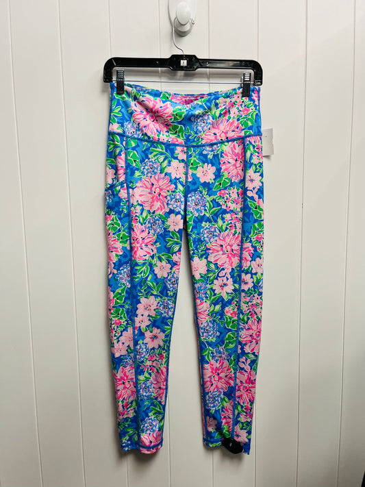 Pants Designer By Lilly Pulitzer In Blue & Pink, Size: M