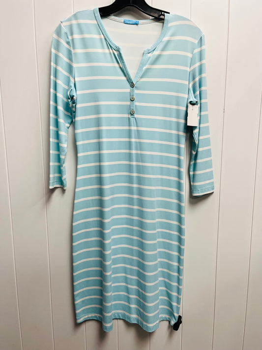 Dress Casual Short By J Mclaughlin In Blue & White, Size: Xs