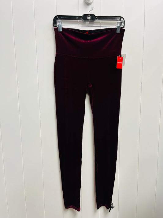 Pants Leggings By Spanx In Red, Size: L