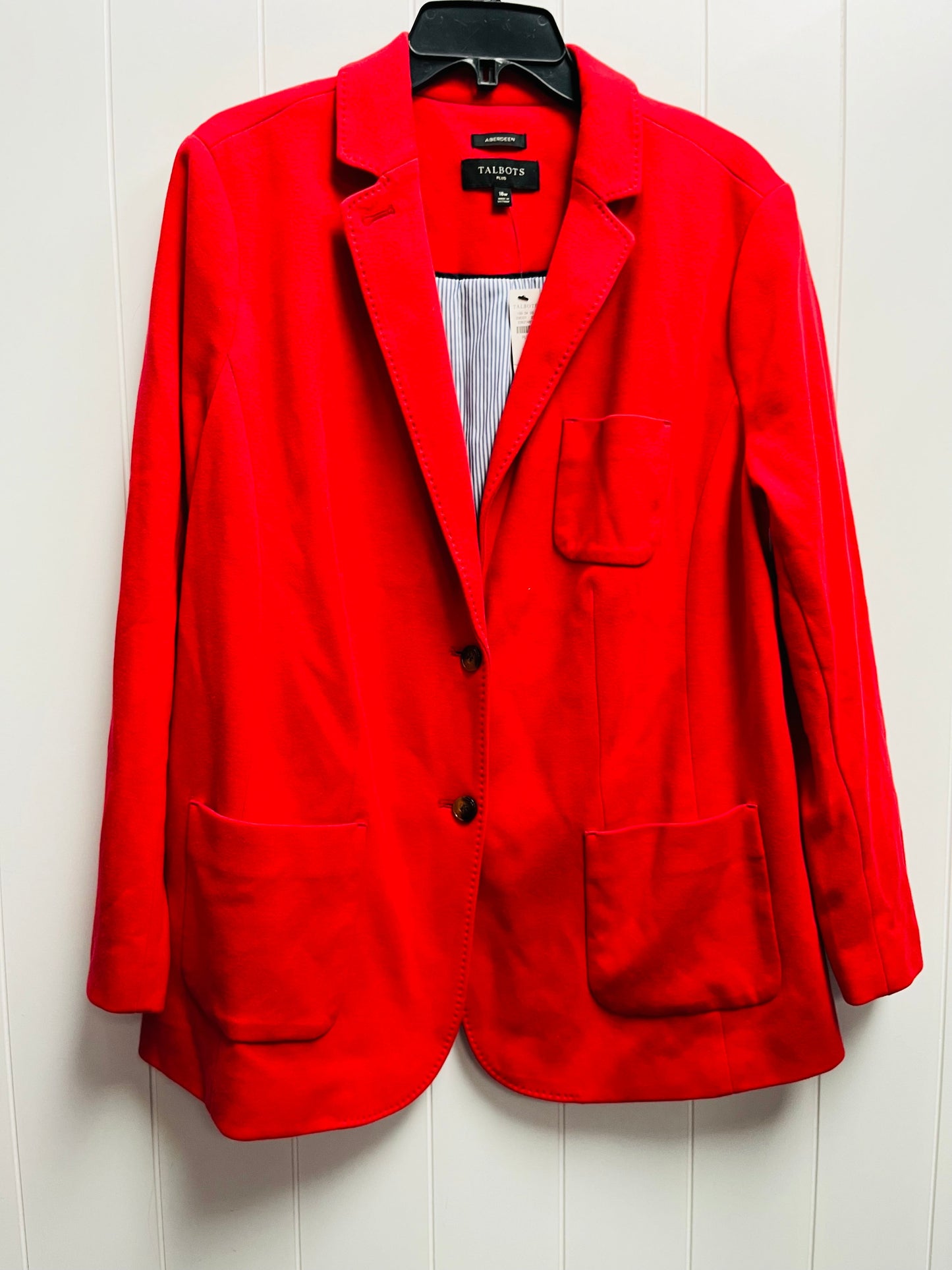 Blazer By Talbots In Red, Size: Xl