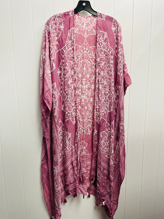 Kimono By Clothes Mentor In Pink, Size: Osfm