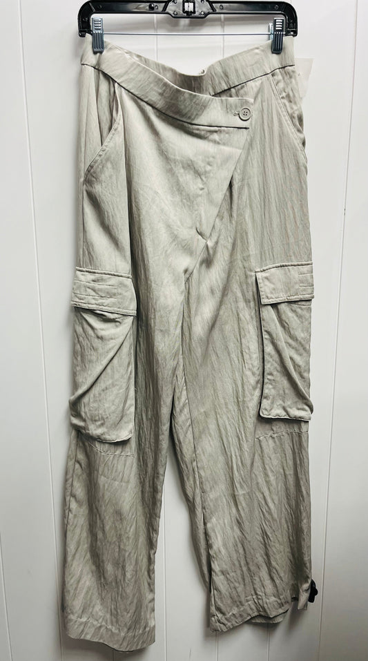 Pants Wide Leg By Zara In Grey, Size: M