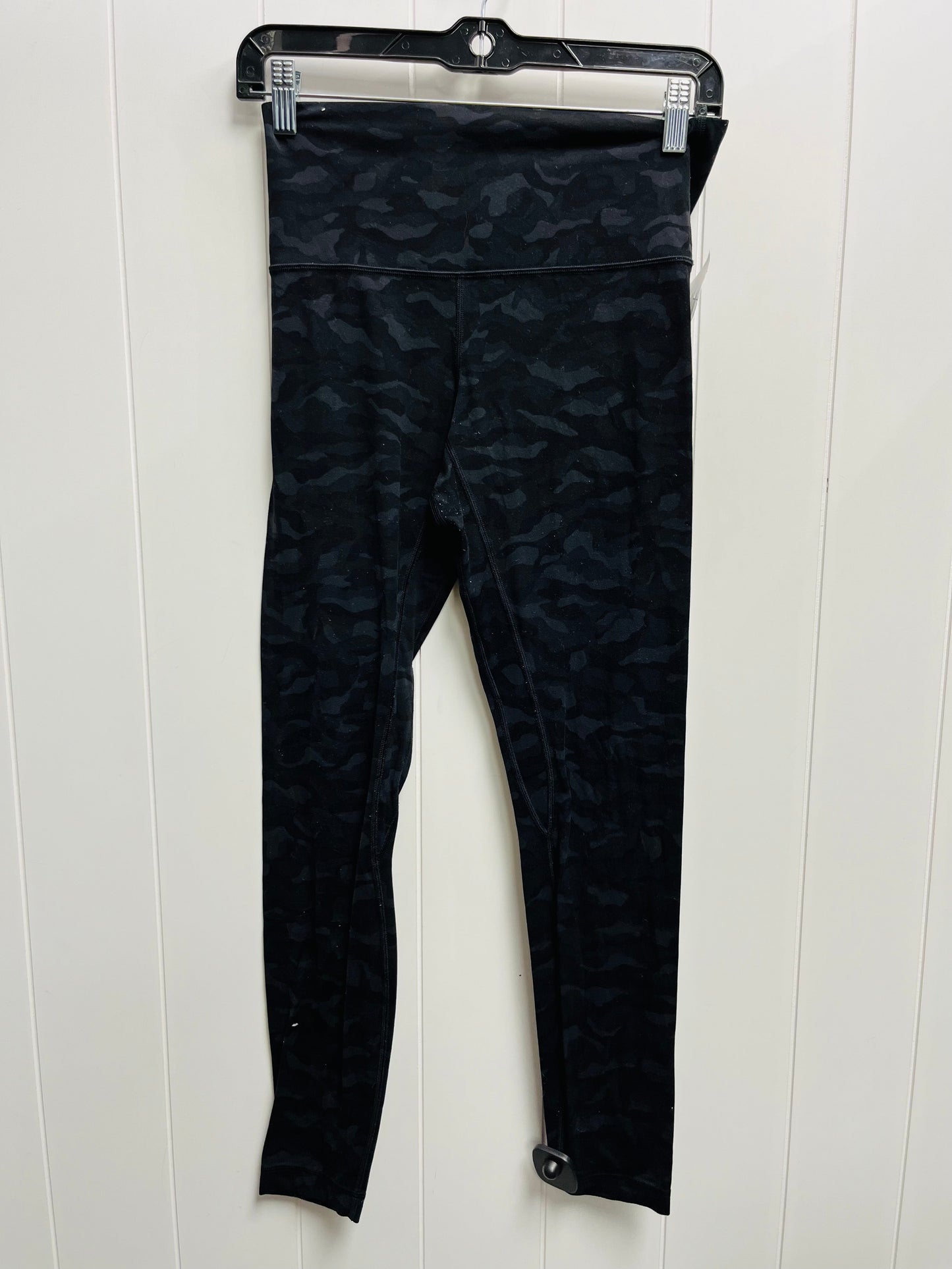 Athletic Leggings By Lululemon In Black & Grey, Size: 6