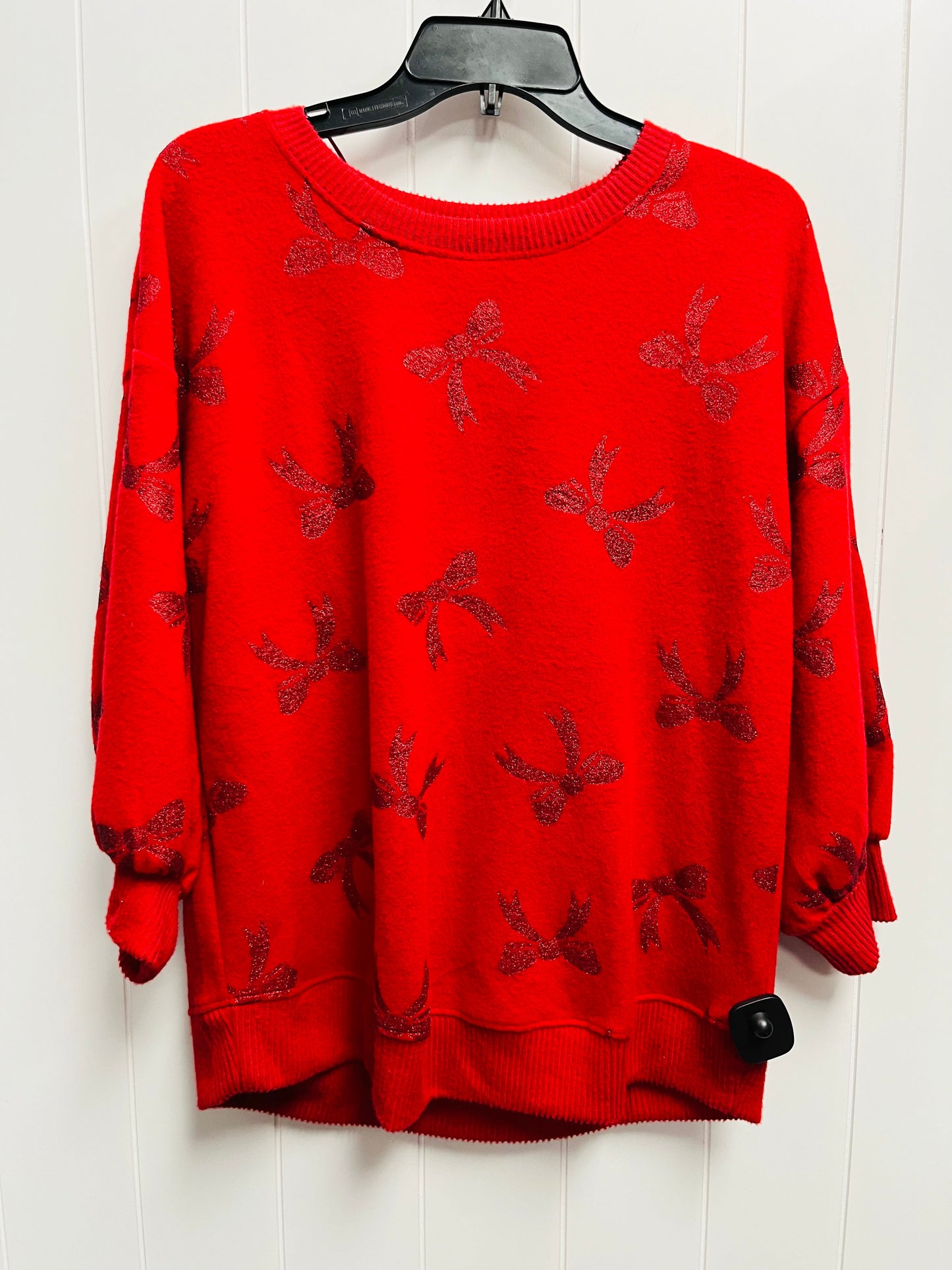 Sweatshirt Crewneck By love and lace In Red, Size: M