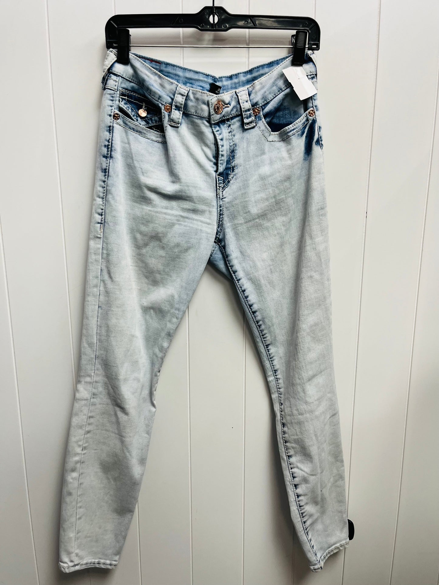 Jeans Straight By True Religion In Blue Denim, Size: 6