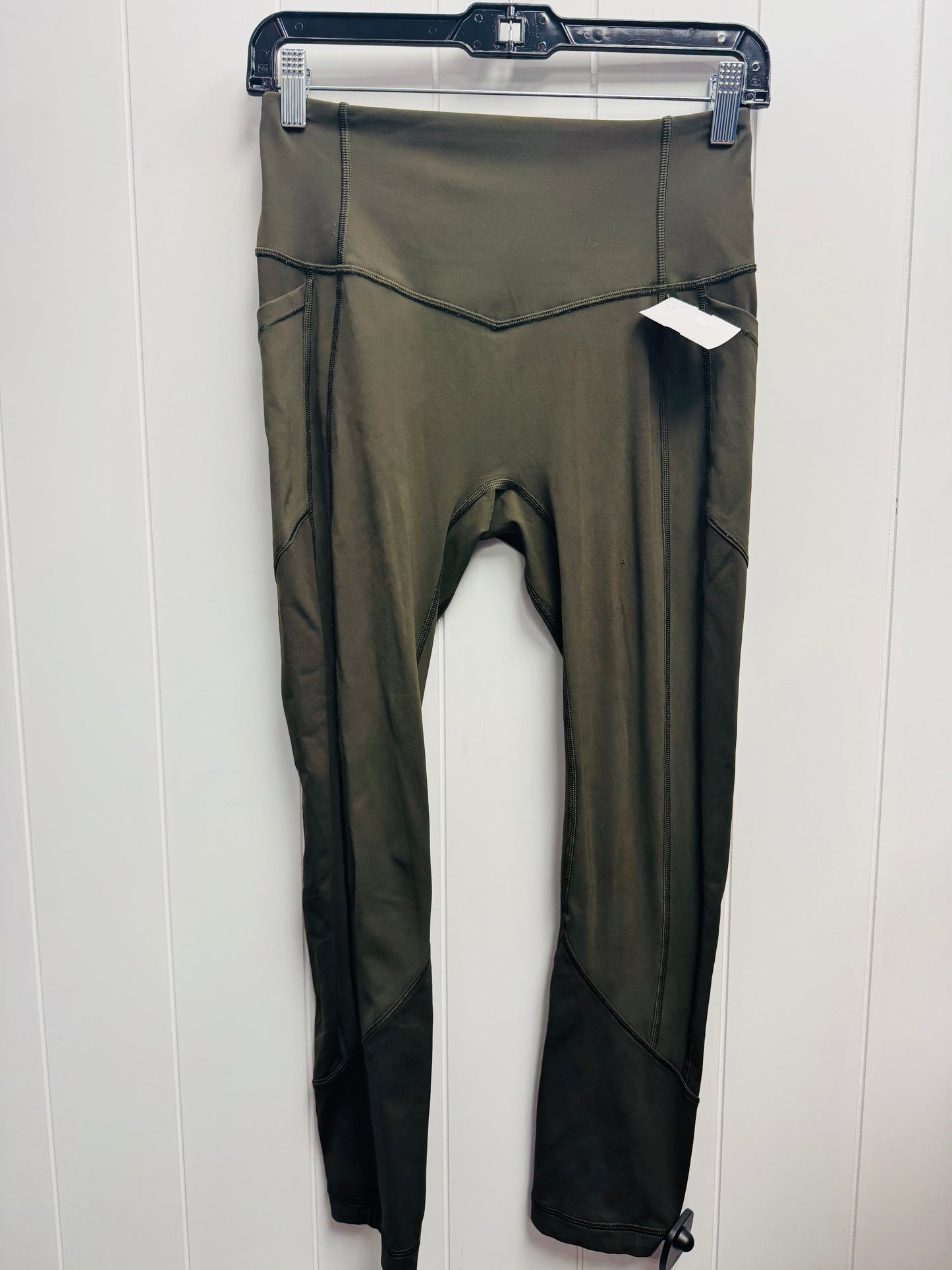 Athletic Leggings By Lululemon In Green, Size: 6