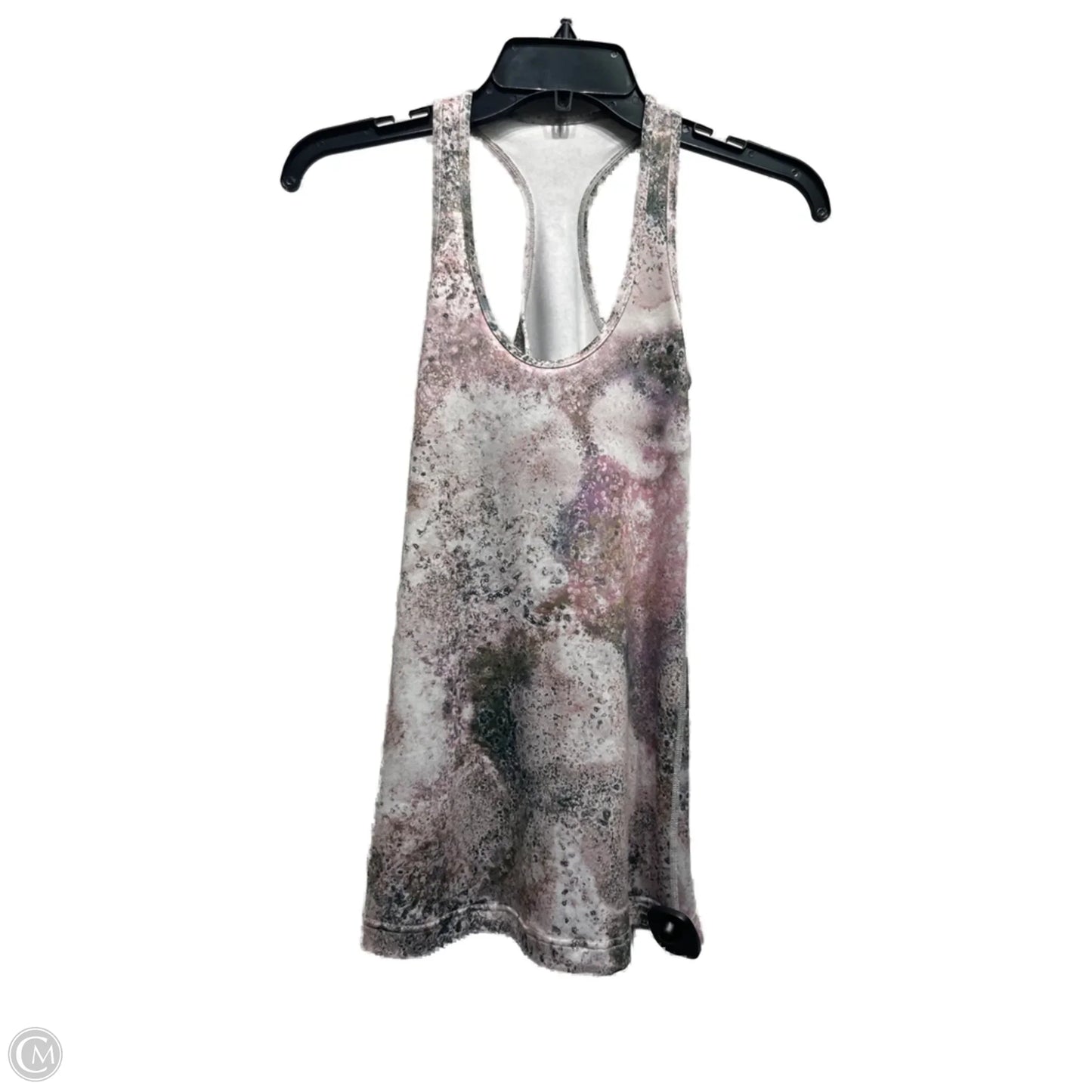 Athletic Tank Top By Lululemon In Green & Purple, Size: S