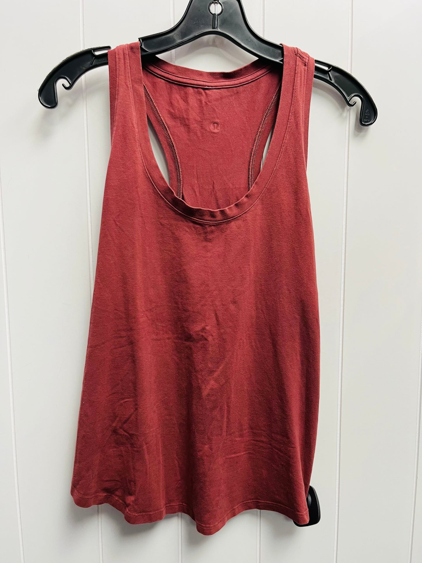 Athletic Tank Top By Lululemon In Red, Size: M