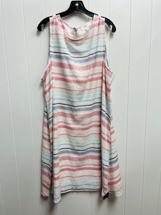 Dress Casual Short By Beachlunchlounge In Blue & Pink, Size: Xl