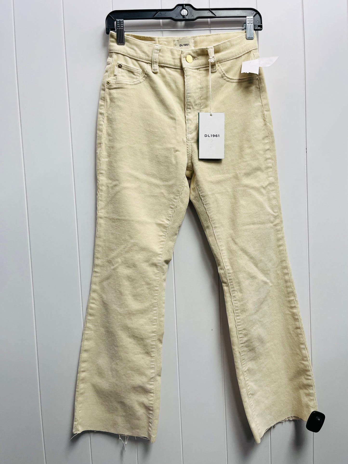 Pants Corduroy By Dl1961 In Cream, Size: 0