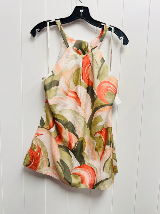 Top Sleeveless By Tommy Bahama In Green & Orange, Size: Xs