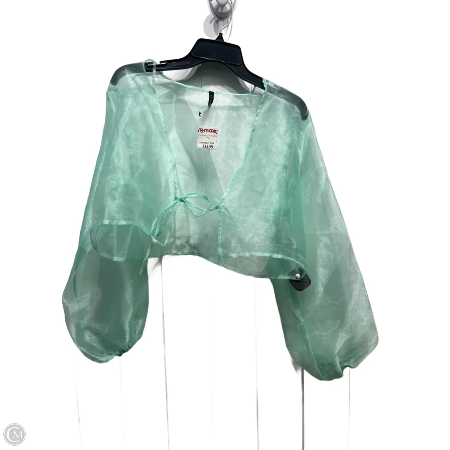 Top Long Sleeve By LIV LOS ANGELES In Green, Size: M
