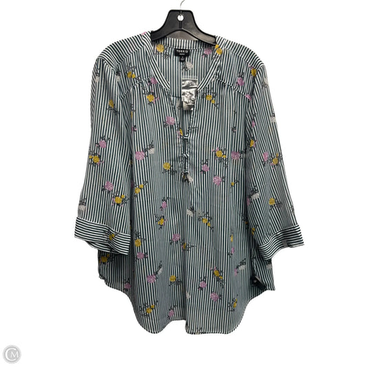 Top Long Sleeve By Torrid In Green, Size: 1x