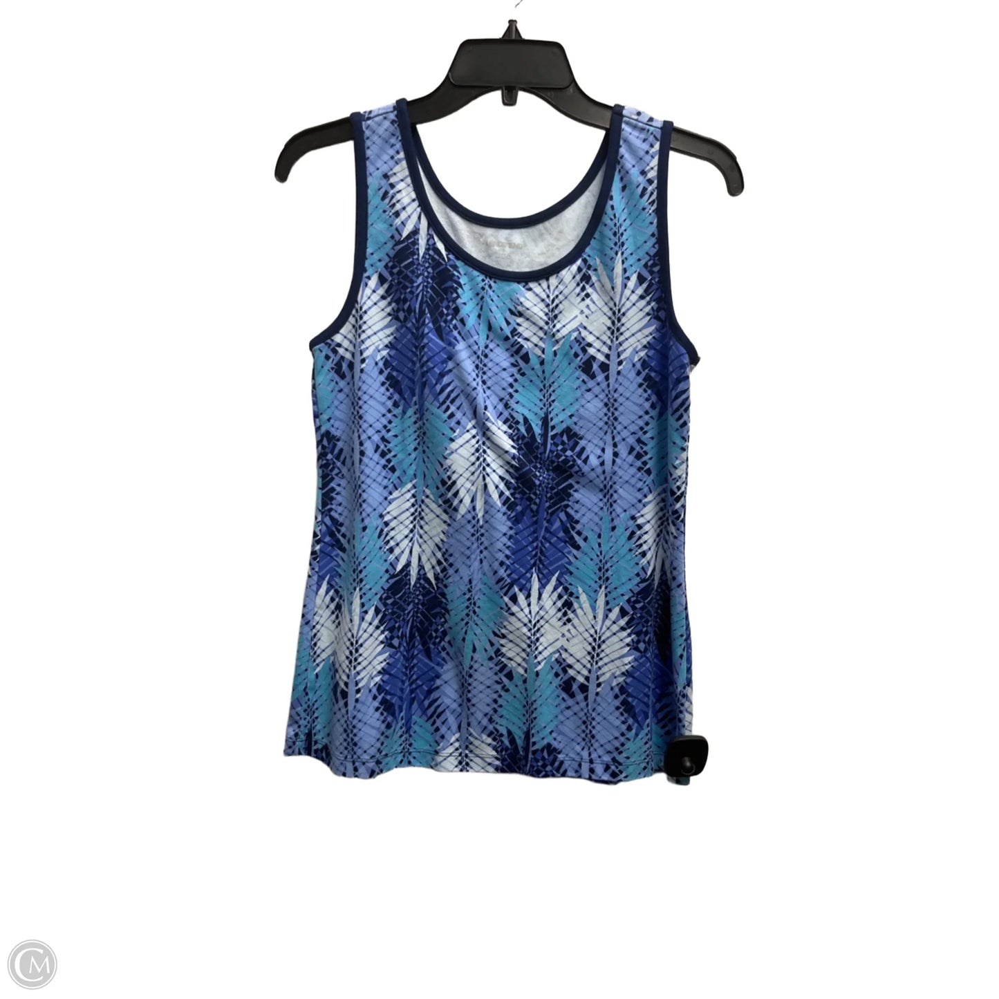Top Sleeveless By Lands End In Blue, Size: S