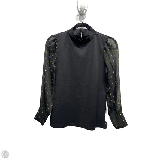 Top Long Sleeve By Ann Taylor In Black, Size: Xsp