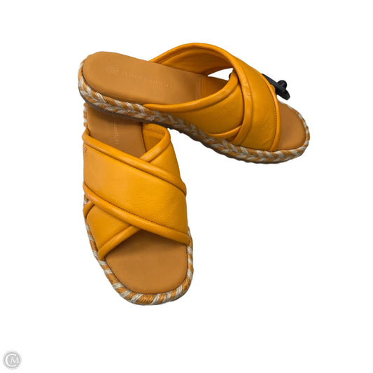 Shoes Designer By Tory Burch In Yellow, Size: 10.5