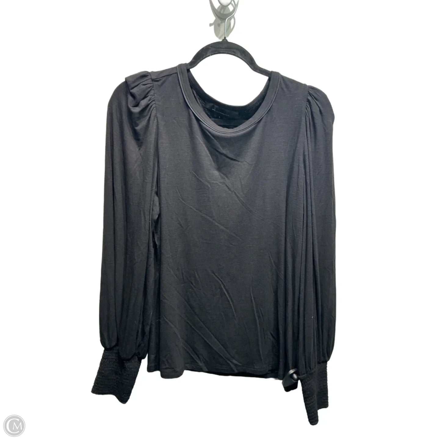Top Long Sleeve By White House Black Market In Black, Size: S