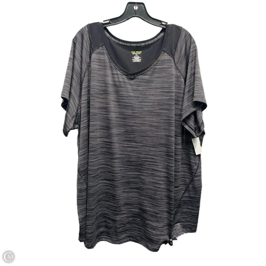 Athletic Top Short Sleeve By Tek Gear In Ivory, Size: 3x