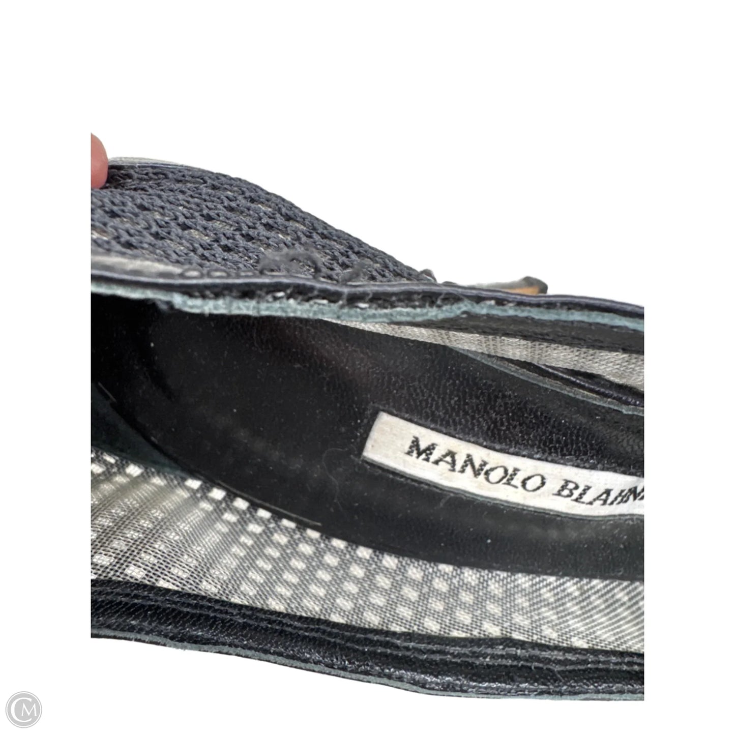 Shoes Heels Stiletto By Manolo Blahnik In Black, Size: 11