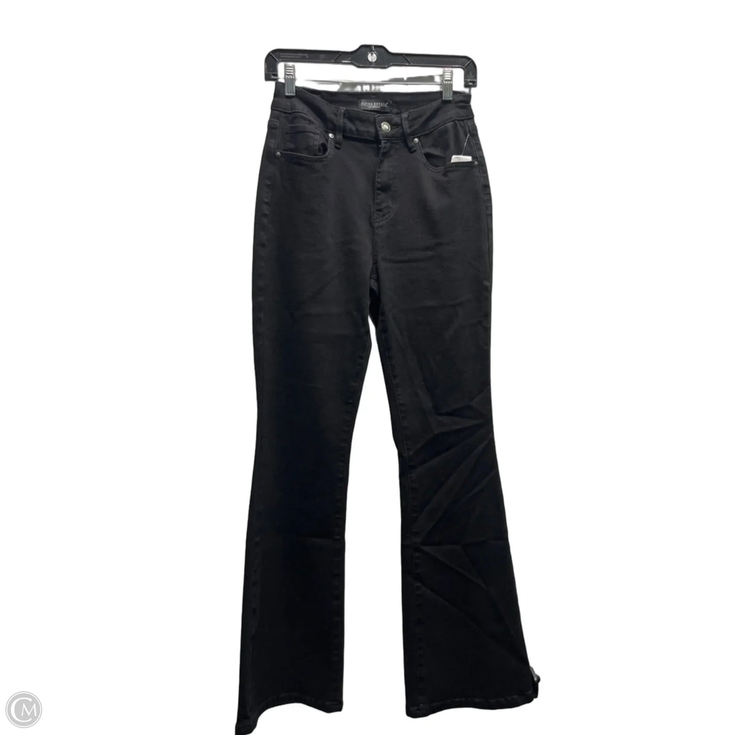 Jeans Flared By Flying Monkey In Black Denim, Size: 6