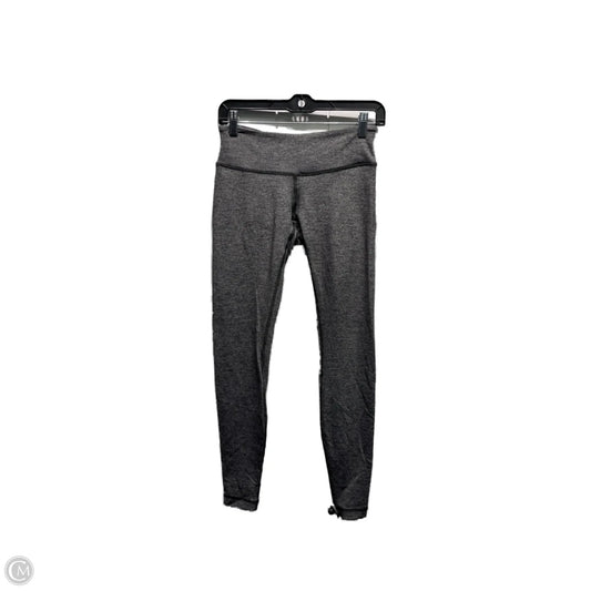 Athletic Leggings By Lululemon In Grey, Size: 6