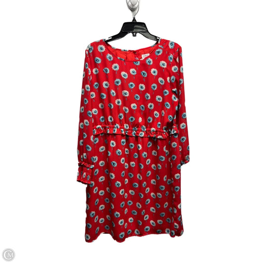 Dress Casual Short By J. Crew In Blue & Red, Size: Xl