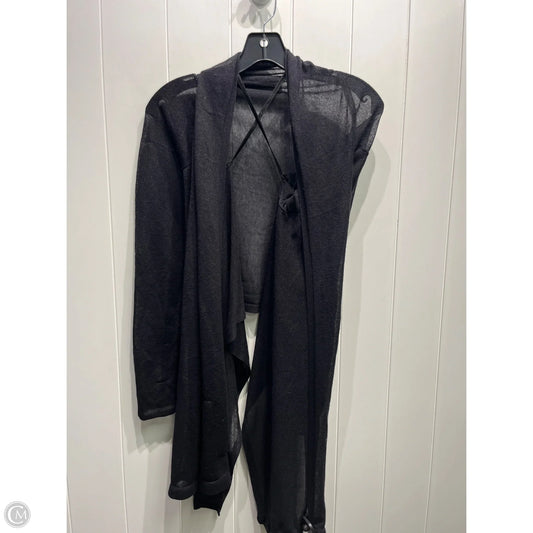 Sweater Cardigan By Clothes Mentor In Black, Size: Osfm
