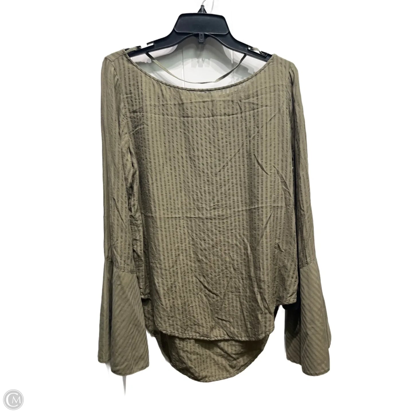Top Long Sleeve By Cloth & Stone In Green, Size: M