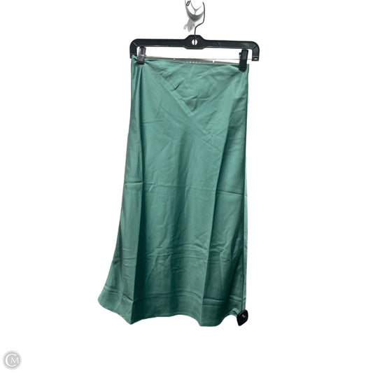 Skirt Midi By J. Crew In Green, Size: Xxs