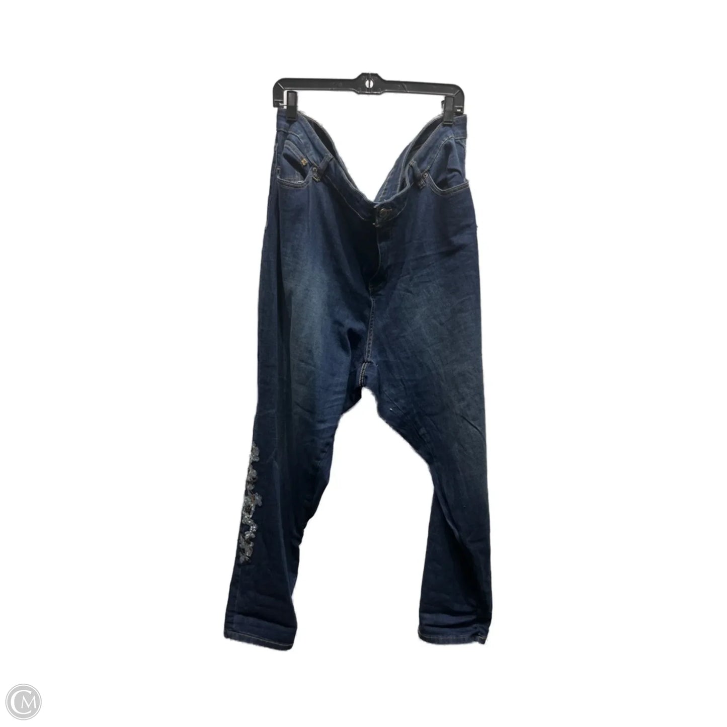 Jeans Straight By Westport In Blue Denim, Size: 24