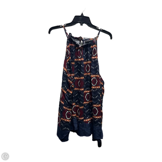 Top Sleeveless By Lane Bryant In Blue & Red, Size: 2x