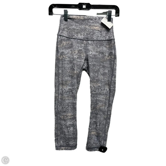 Athletic Capris By Lululemon In Grey, Size: 2