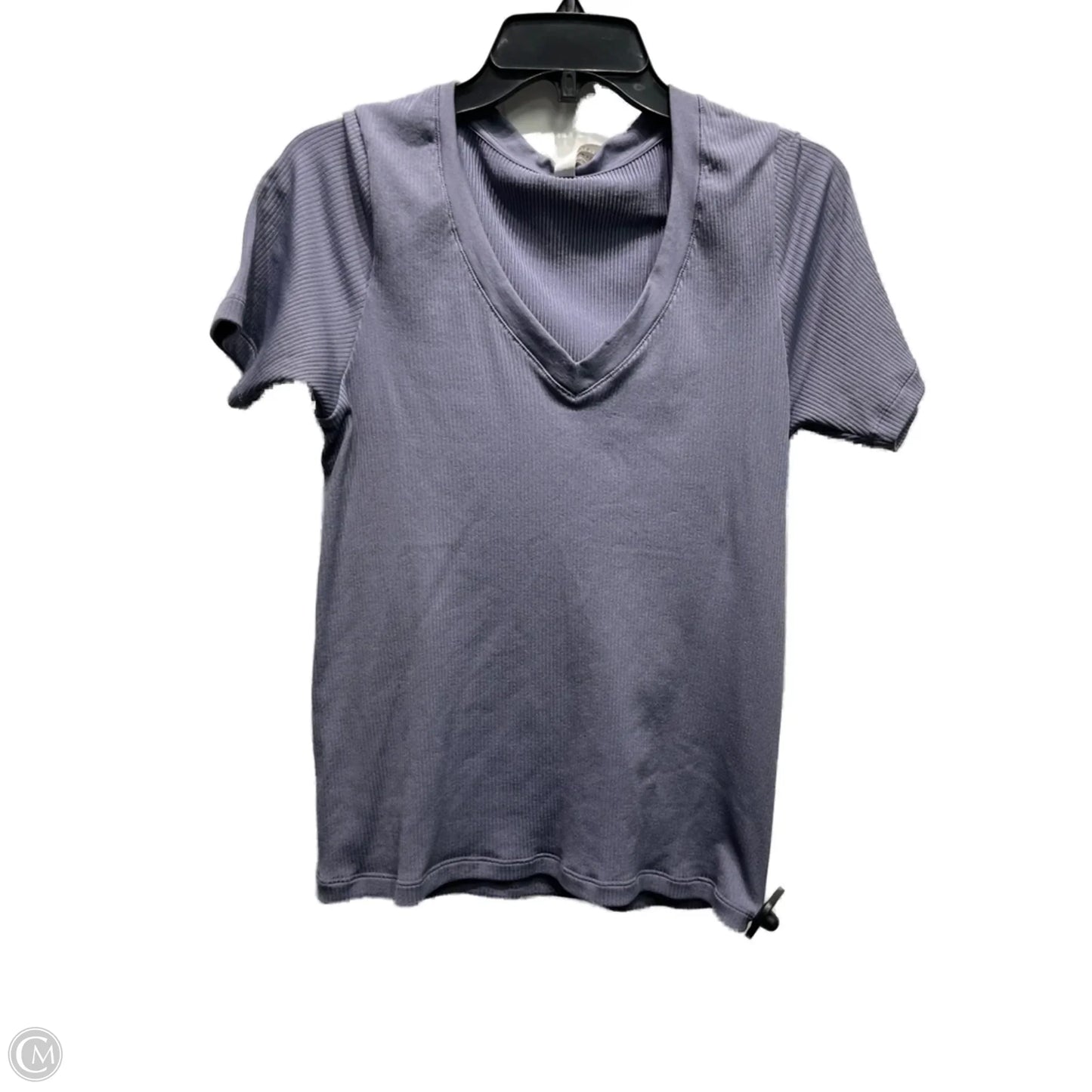 Top Short Sleeve By Athleta In Purple, Size: L