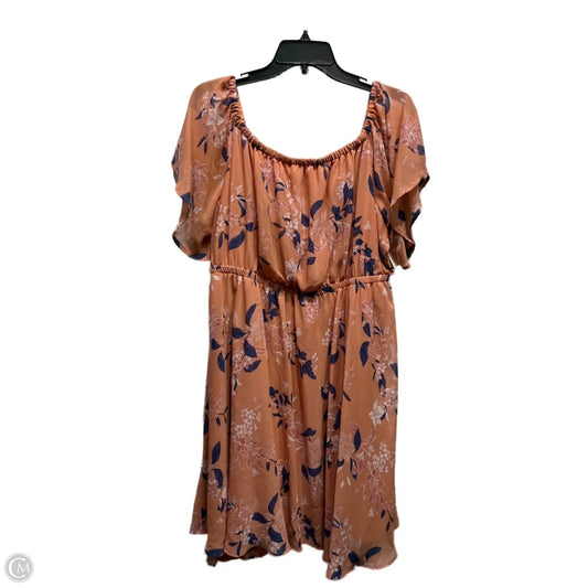 Dress Casual Short By Torrid In Orange, Size: 1x