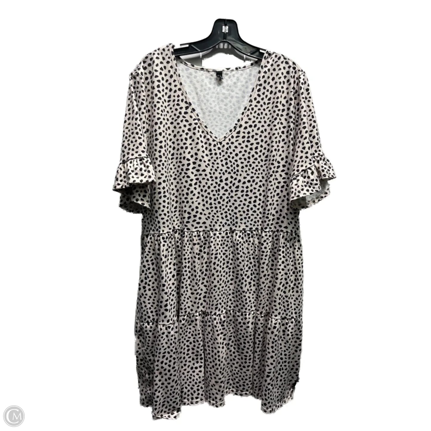 Dress Casual Short By Clothes Mentor In Animal Print, Size: 3x