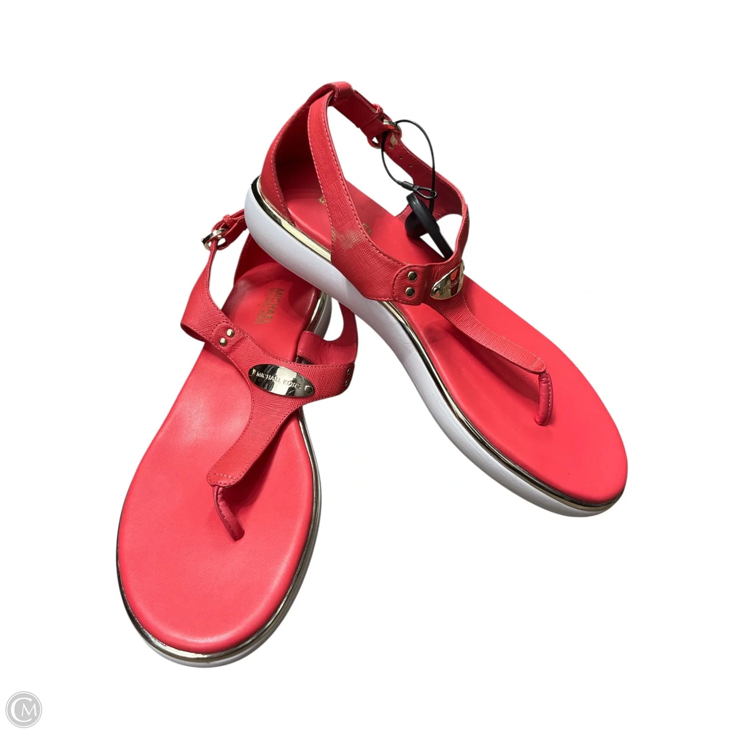Sandals Designer By Michael Kors In Red, Size: 10