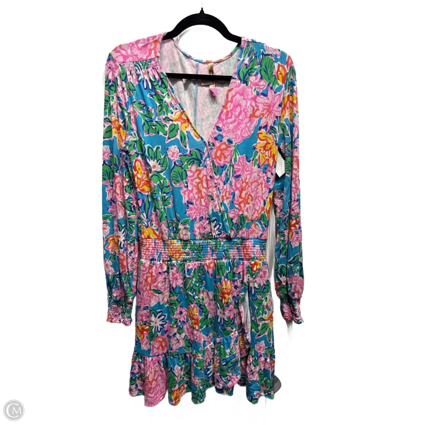 Dress Designer By Lilly Pulitzer In Blue & Pink, Size: M