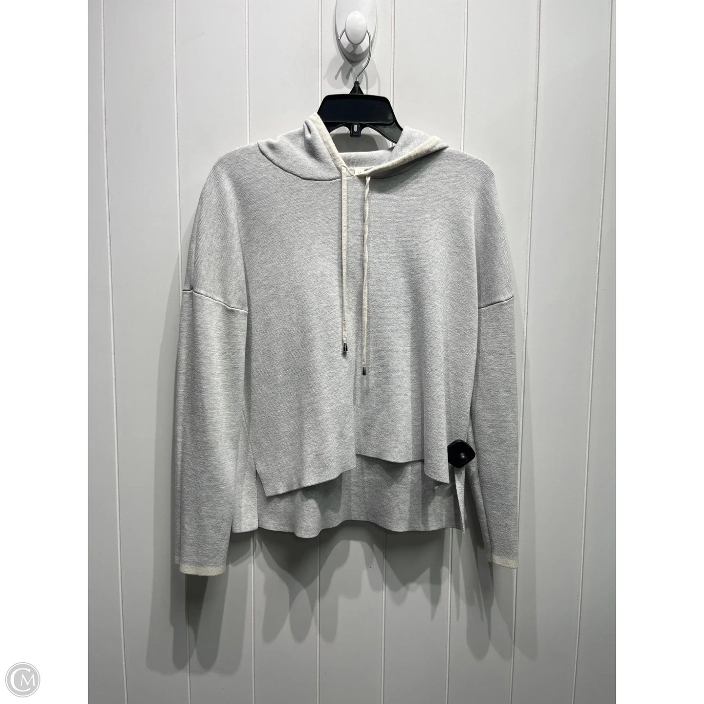 Sweatshirt Hoodie By Cyrus In Grey, Size: M